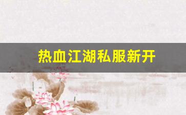 热血江湖私服新开 (4)